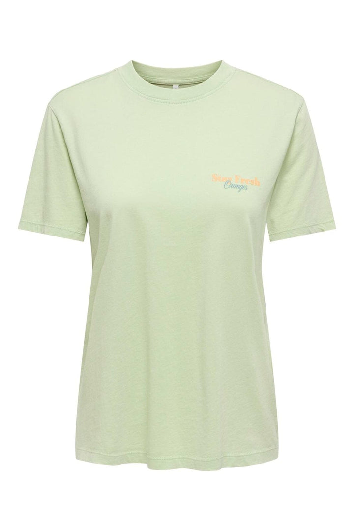 Only - Onllucy Monja S/S Top - 4962716 Laurel Green Stay Fresh