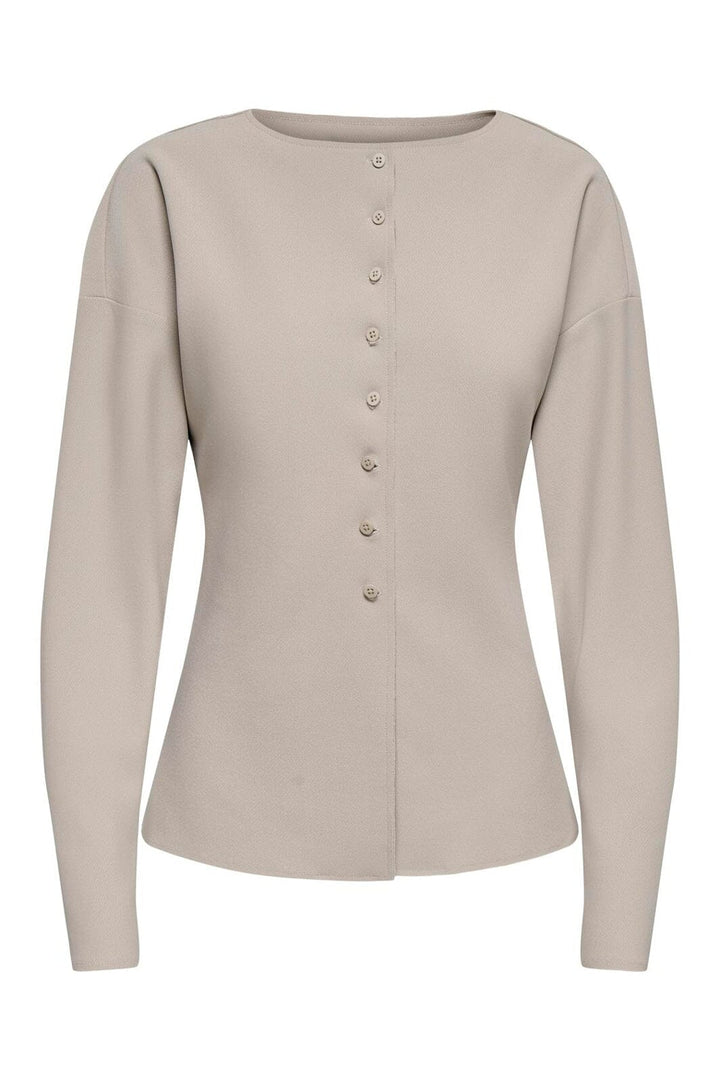Only - Onlluma-Clever L/S Waist Cardigan Tlr - 5023636 Pure Cashmere