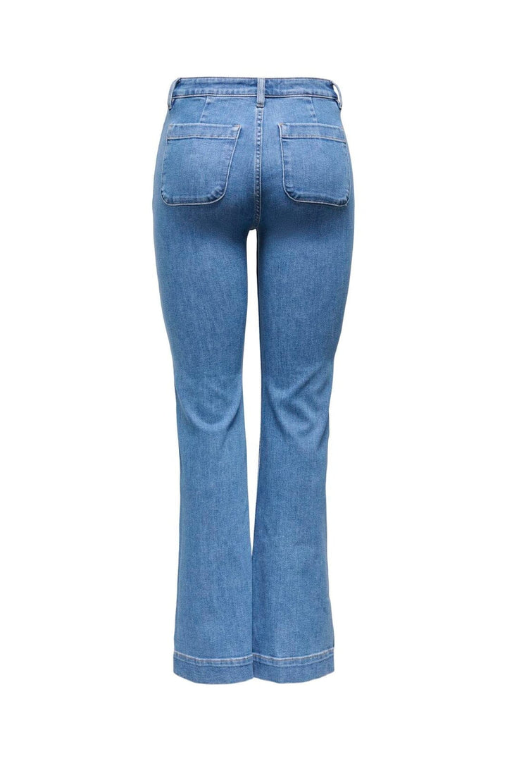 Only - Onlmadison Pocket Flared Gen540 - 4962286 Light Blue Denim