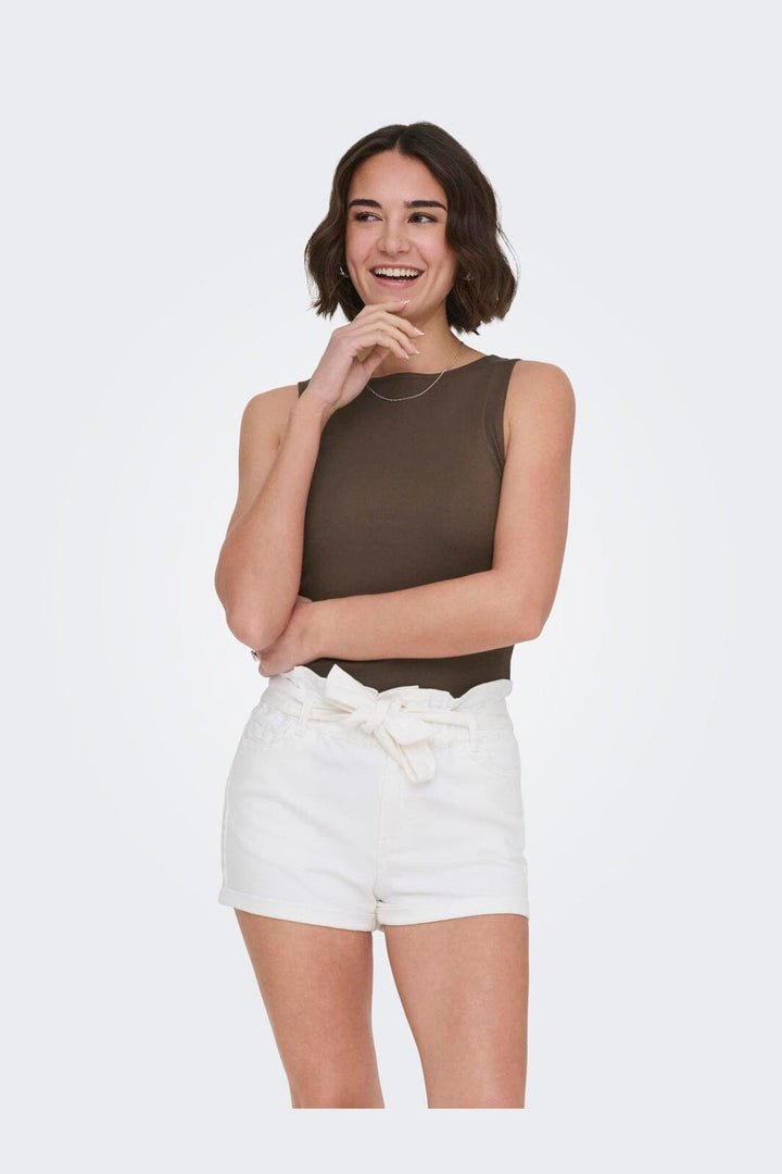 Only - Onlmalia S/L Top Box - 5023336 Chocolate Martini Boatneck