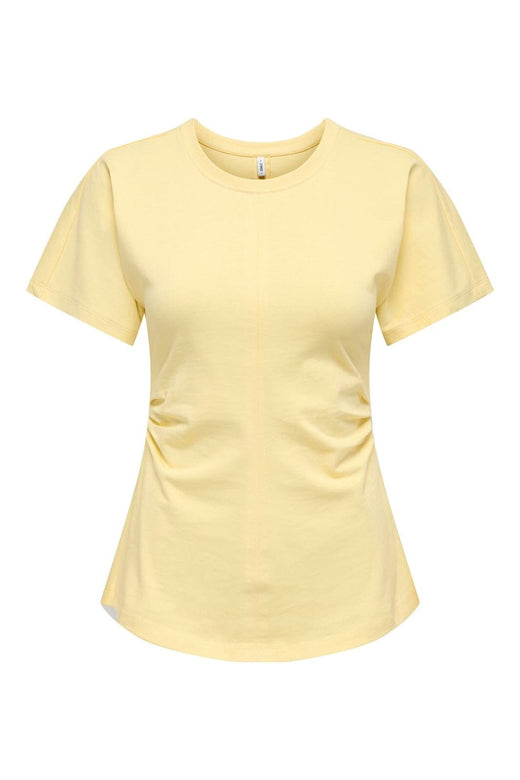Only - Onlmarie S/S Ruching Top - 4994026 Sunlight