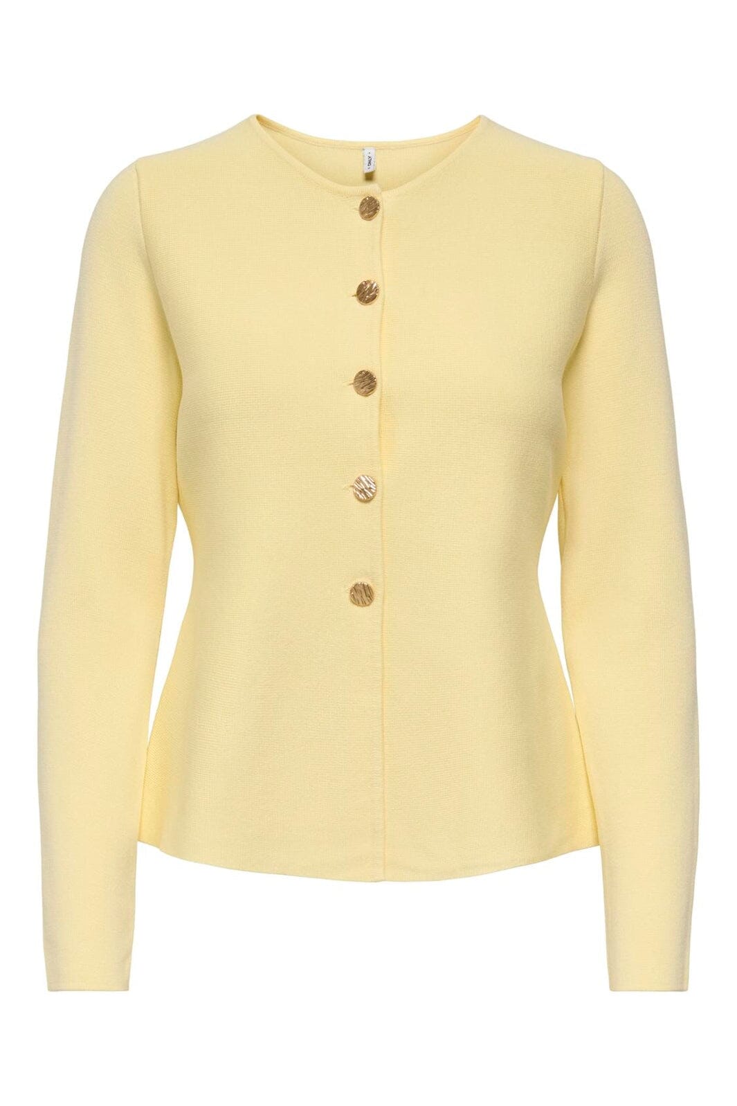 Only - Onlmelli Ls Oneck Button Cardi Knt - 5094828 Anise Flower New Gold Buttons
