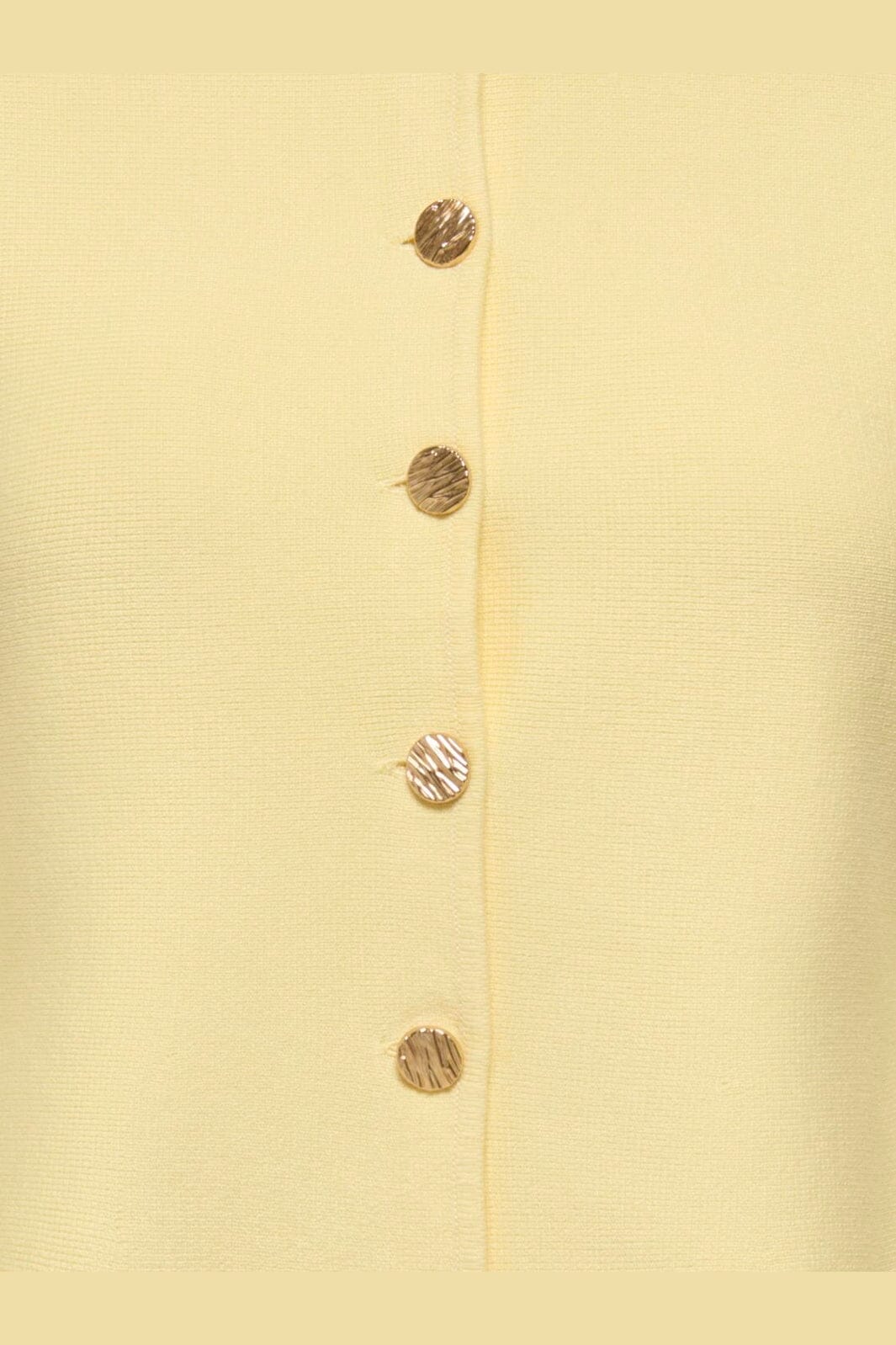 Only - Onlmelli Ls Oneck Button Cardi Knt - 5094828 Anise Flower New Gold Buttons
