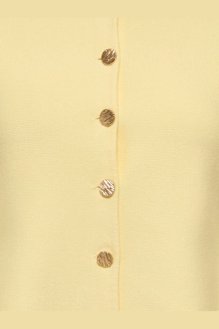 Only - Onlmelli Ls Oneck Button Cardi Knt - 5094828 Anise Flower New Gold Buttons