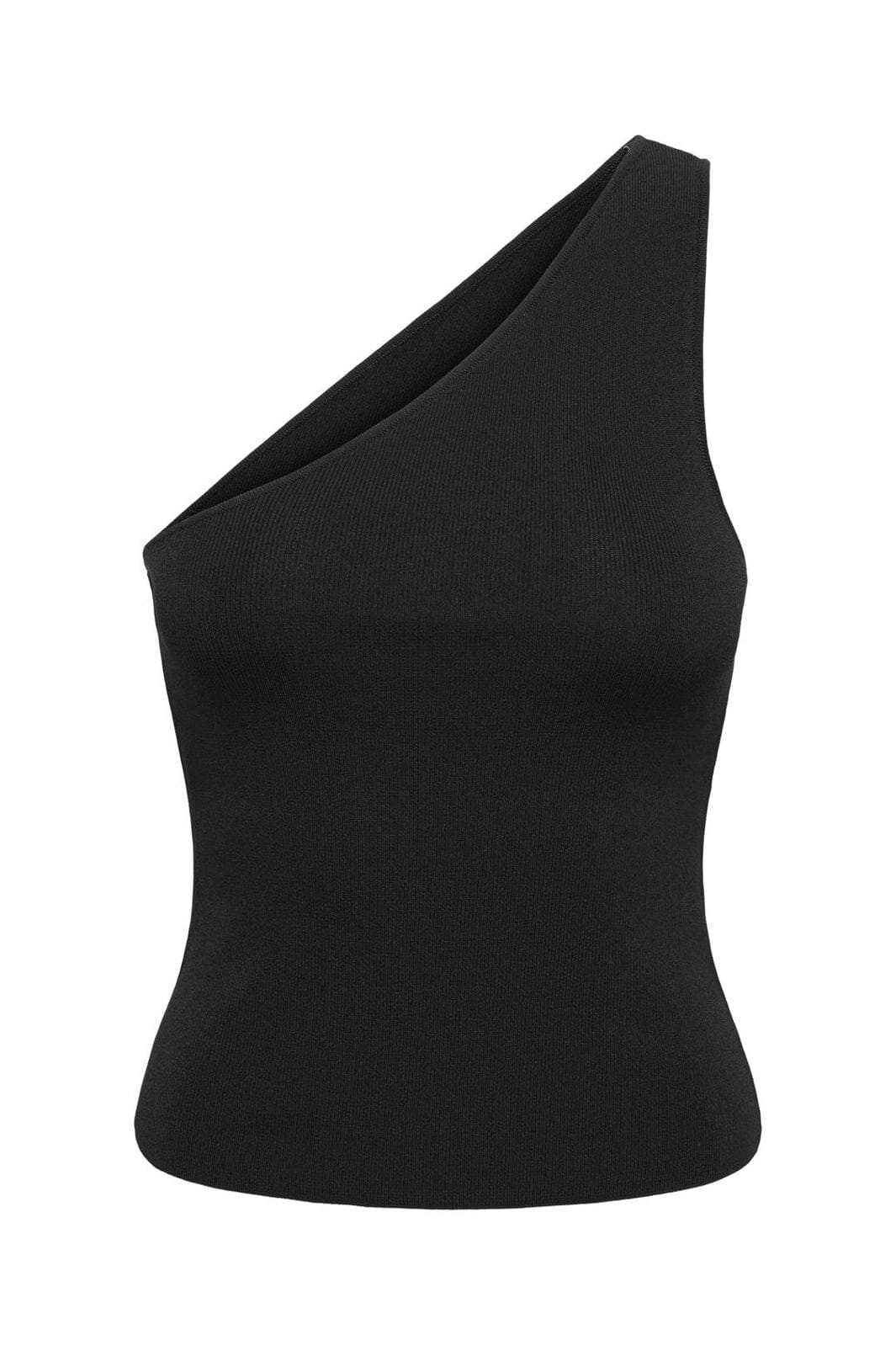 Only - Onlmilo Sl One Shoulder Rib Top Cc Knt - 5008679 Black
