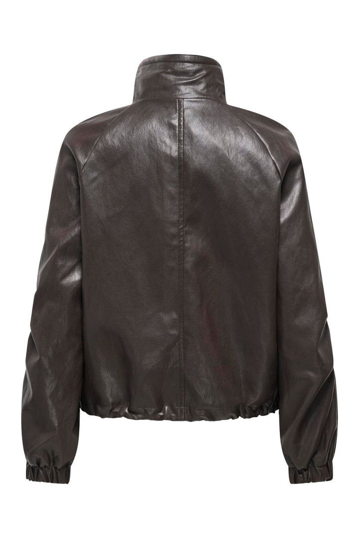 Only - Onlmini Faux Leather Jacket Cc - 5011804 Raven