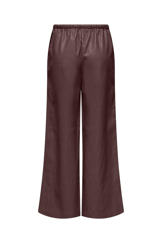 Only - Onlmini Faux Leather Pants Cc - 5100465 Decadent Chocolate