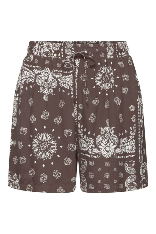 Only - Onlmura Ambel Pull Up Band Shorts - 5083229 Chocolate Martini Brown Bandana