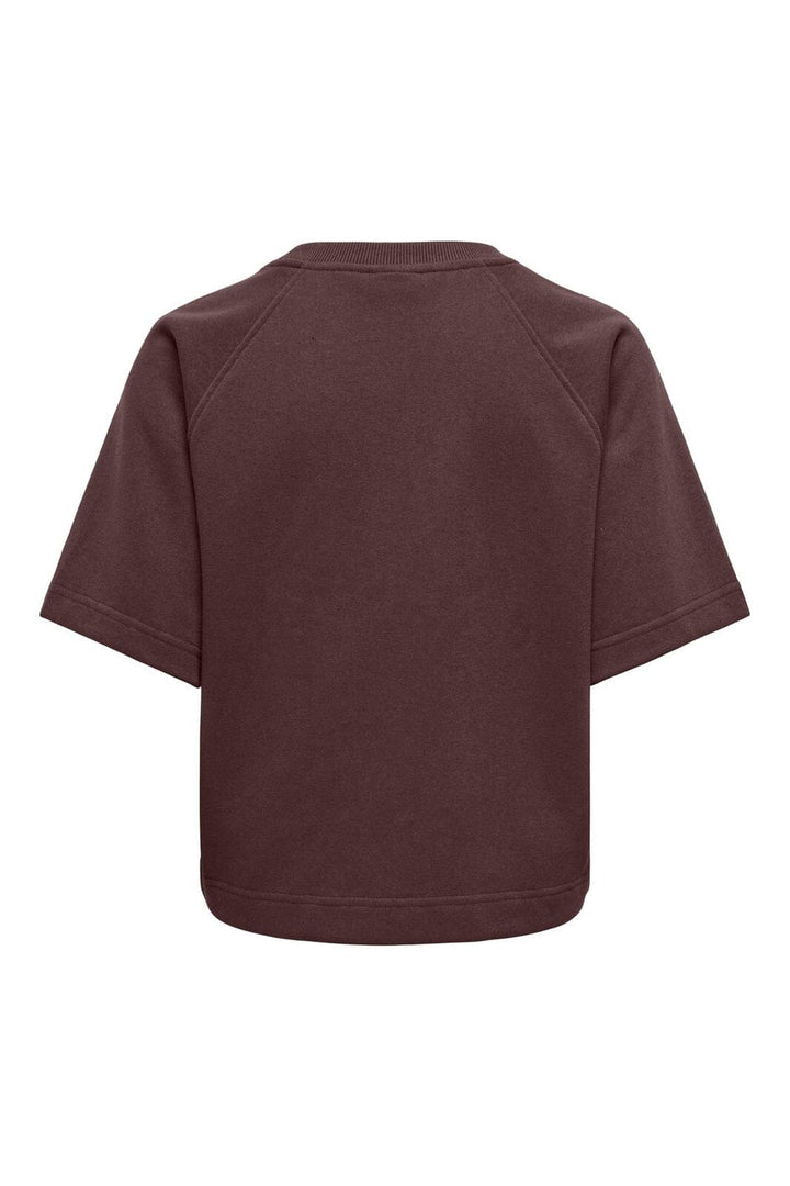Only - Onlofelia Ss Raglan Ub Cc Swt - 5101363 Decadent Chocolate