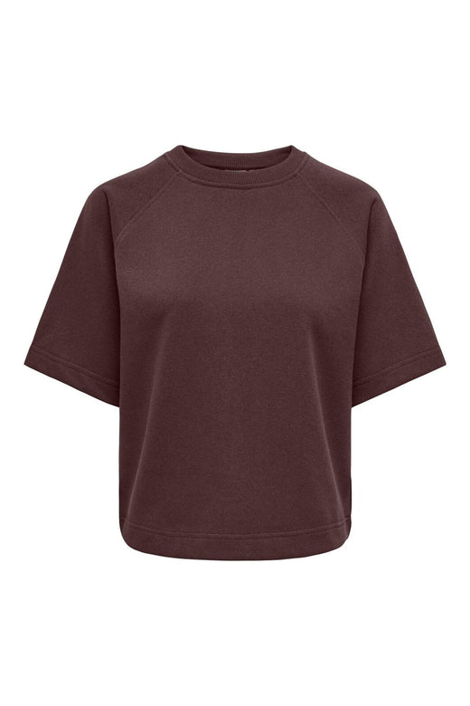 Only - Onlofelia Ss Raglan Ub Cc Swt - 5101363 Decadent Chocolate