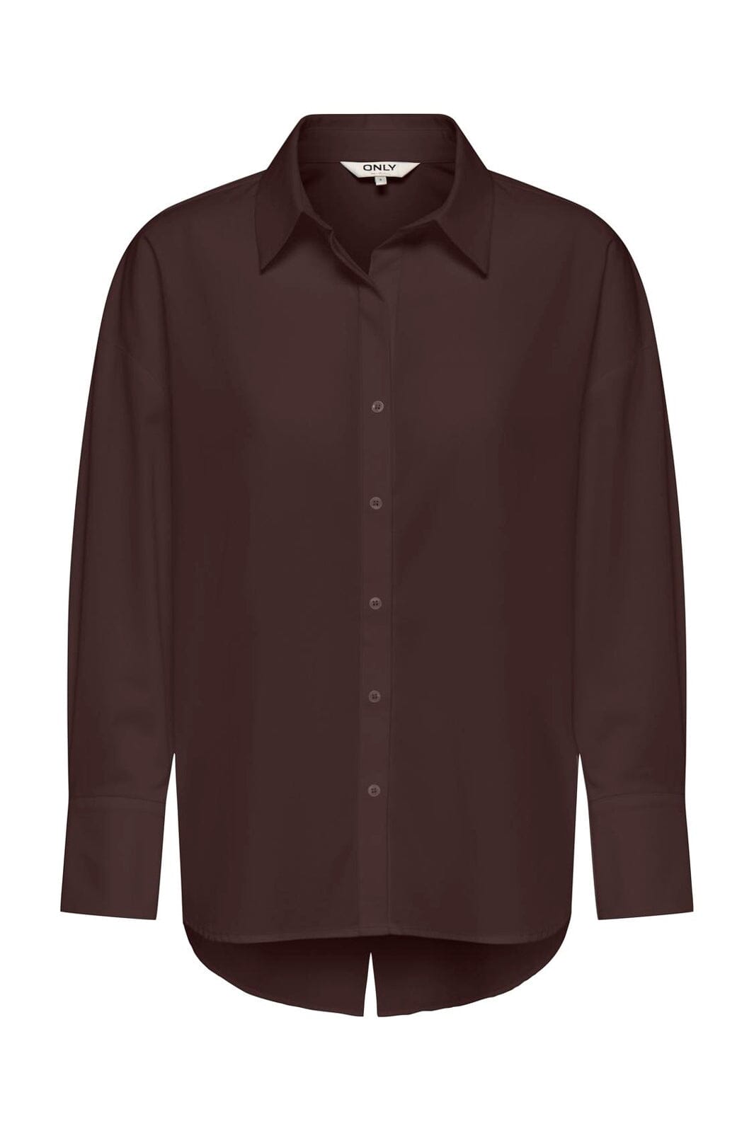 Only - Onloregon Alva Ls Back Btn Shirt - 5128801 Coffee Bean