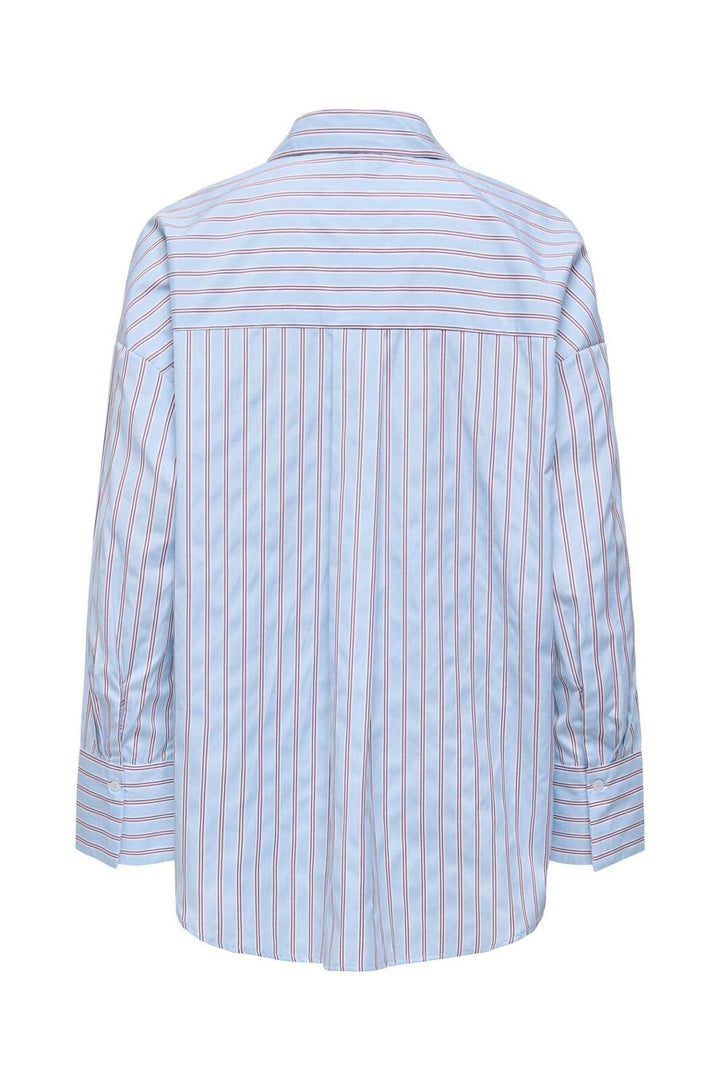Only - Onloregon Alva Ls Reg Shirt - 5165470 Dusty Blue Fig