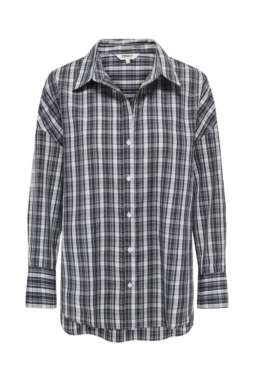 Only - Onloregon Alva Ls Reg Shirt - 5197068 Black B&W Checks