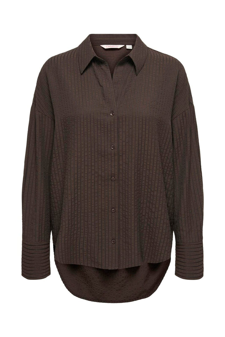 Only - Onloregon Bari L/S Shirt - 5044838 Bracken