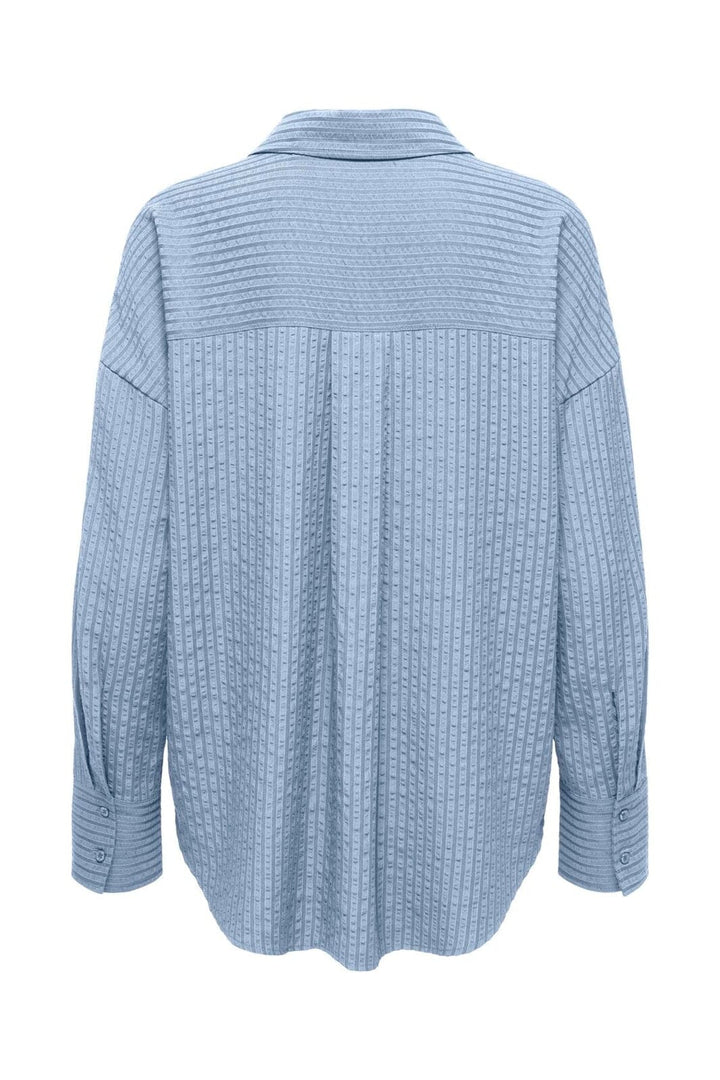 Only - Onloregon Bari L/S Shirt - 5079607 Cashmere Blue