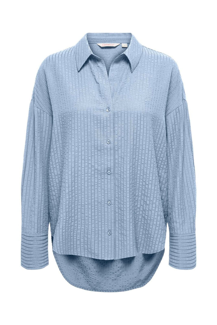 Only - Onloregon Bari L/S Shirt - 5079607 Cashmere Blue