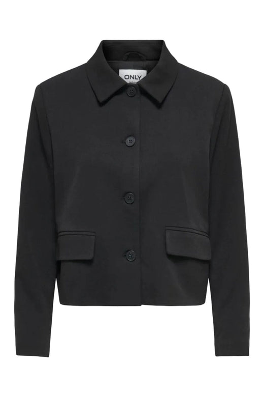 Only - Onlpalino L/S Short Jacket Tlr - 5179951 Black Jakker 