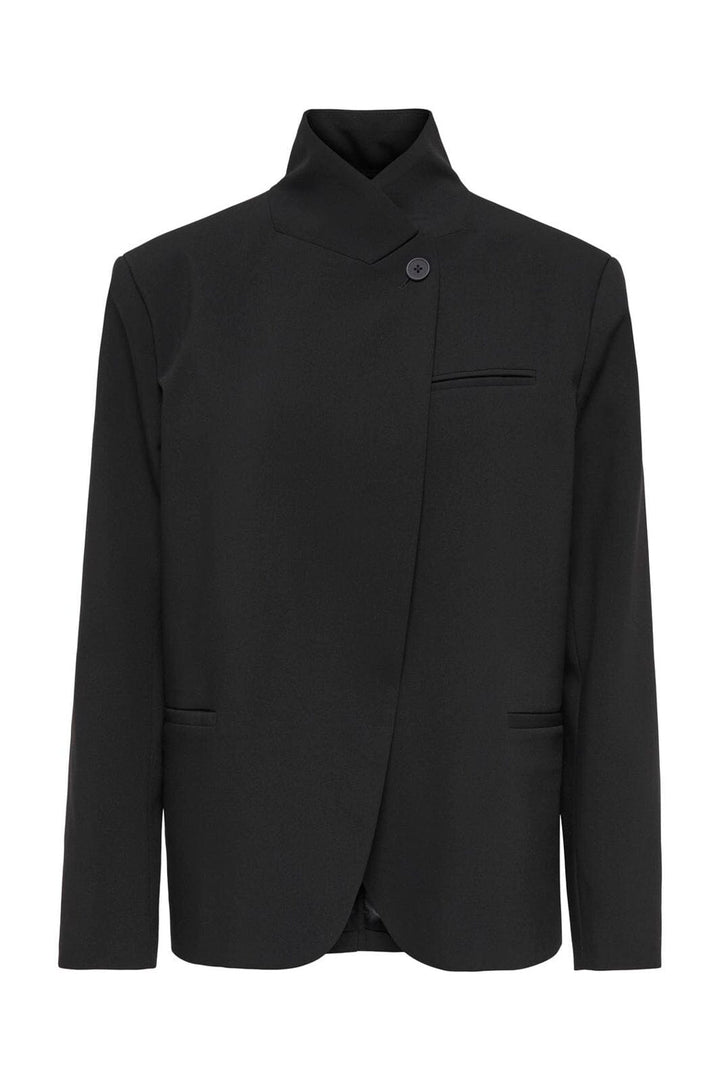Only - Onlraven L/S Highneck Blazer Tlr - 5126627 Black