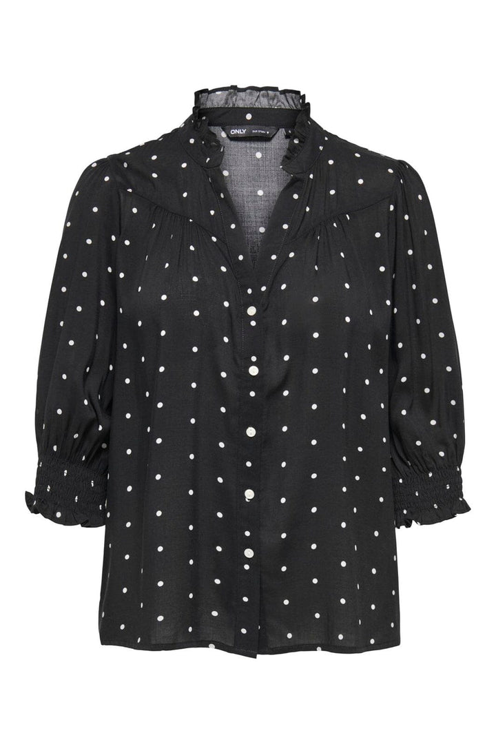 Only - Onlraya 3/4 Shirt - 5096812 Black Cd Dots