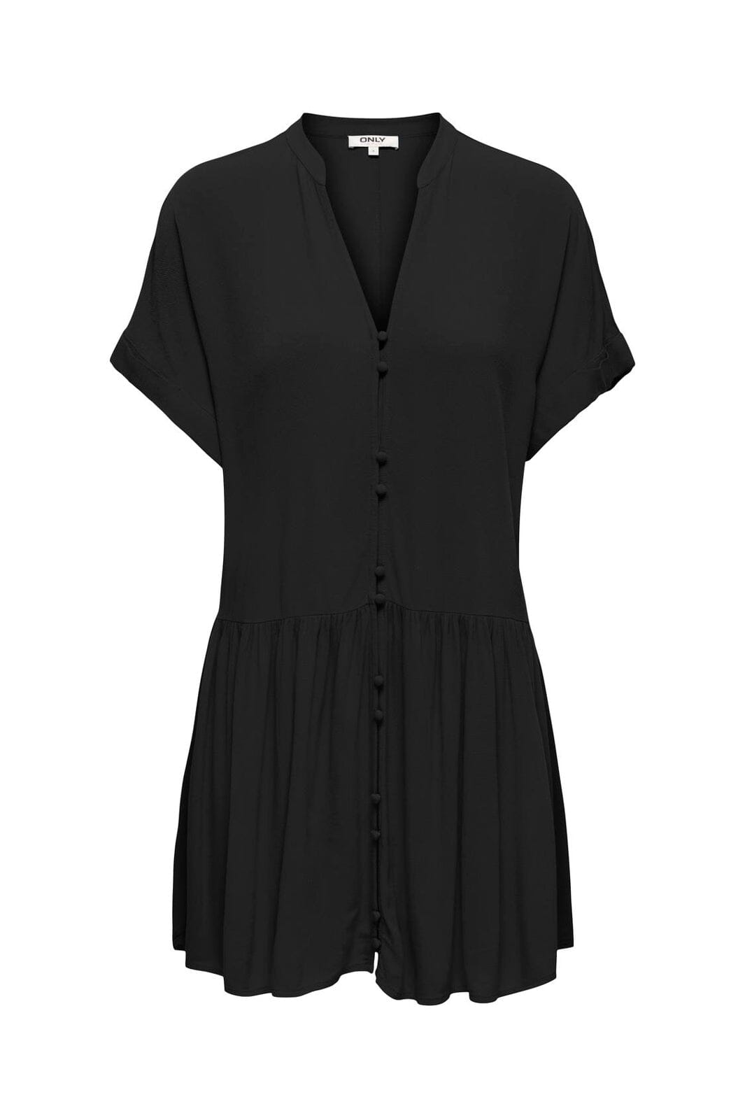 Only - Onlsaga Bristol S/S Button Dress - 5083627 Black