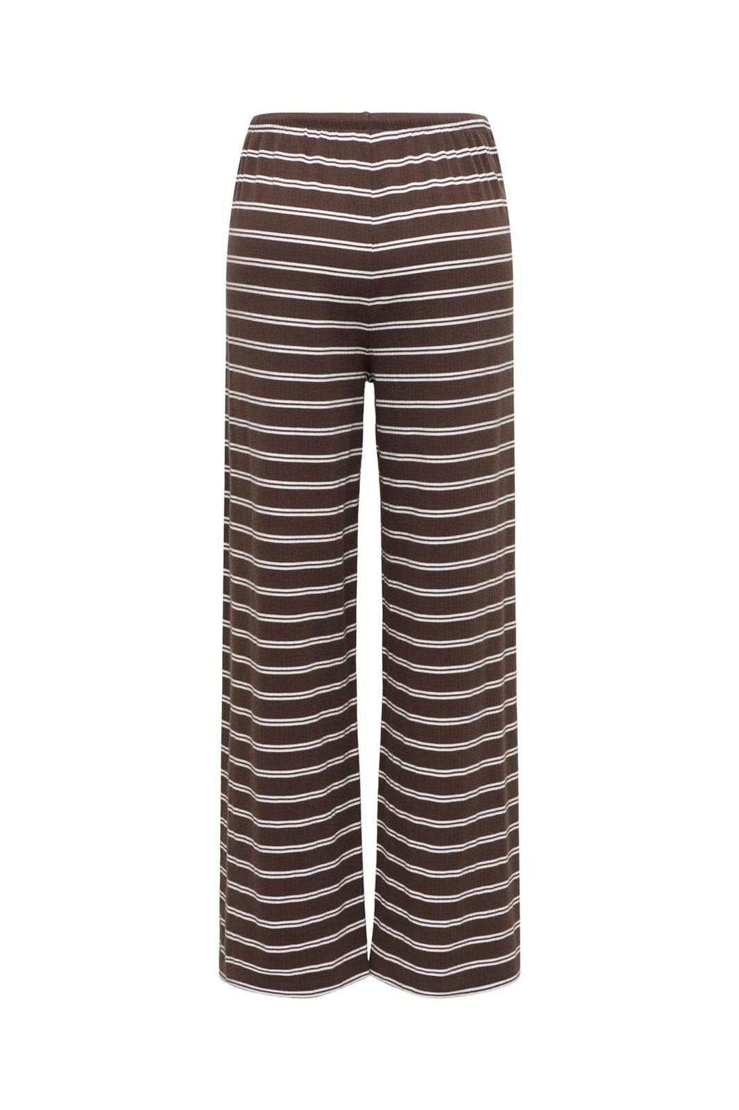 Only - Onlsaga Loose Pant - 5192346 Chocolate Brown White