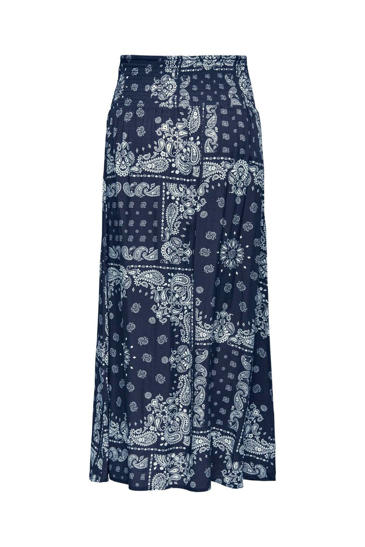 Only - Onlsaki Ambel Long Band Skirt - 5083231 Naval Academy Naval Bandana