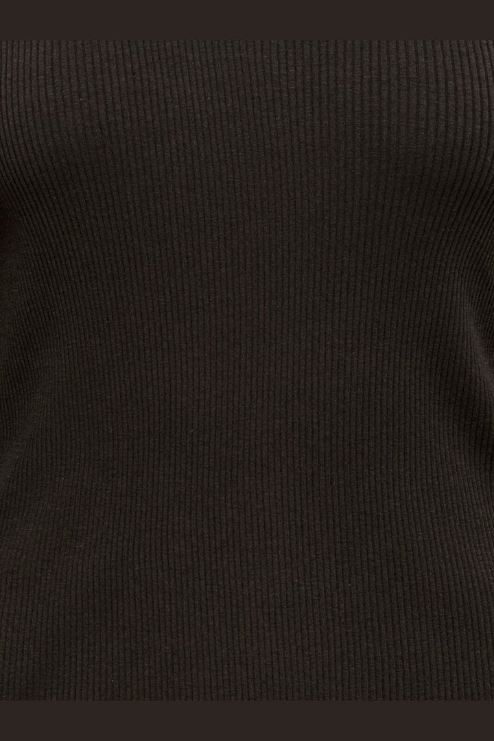 Only - Onlsara Sharai L/S V-Neck Top - 5130868 Chocolate Torte