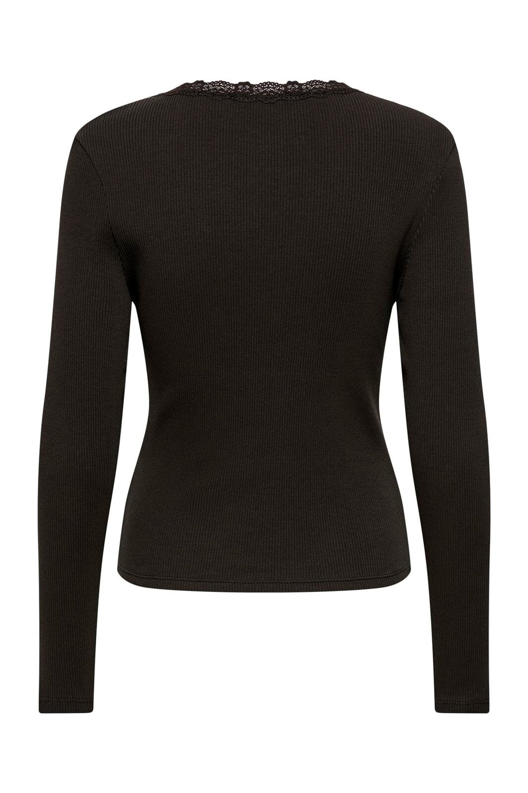 Only - Onlsara Sharai L/S V-Neck Top - 5130868 Chocolate Torte