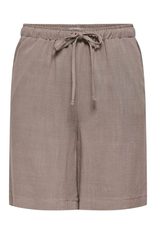 Only - Onlsiesta Pull-Up Lin Bl Shorts - 5014880 Walnut