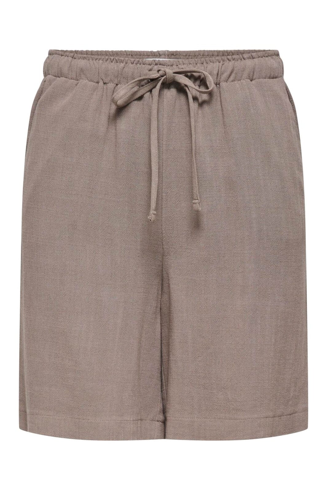 Only - Onlsiesta Pull-Up Lin Bl Shorts - 5014880 Walnut