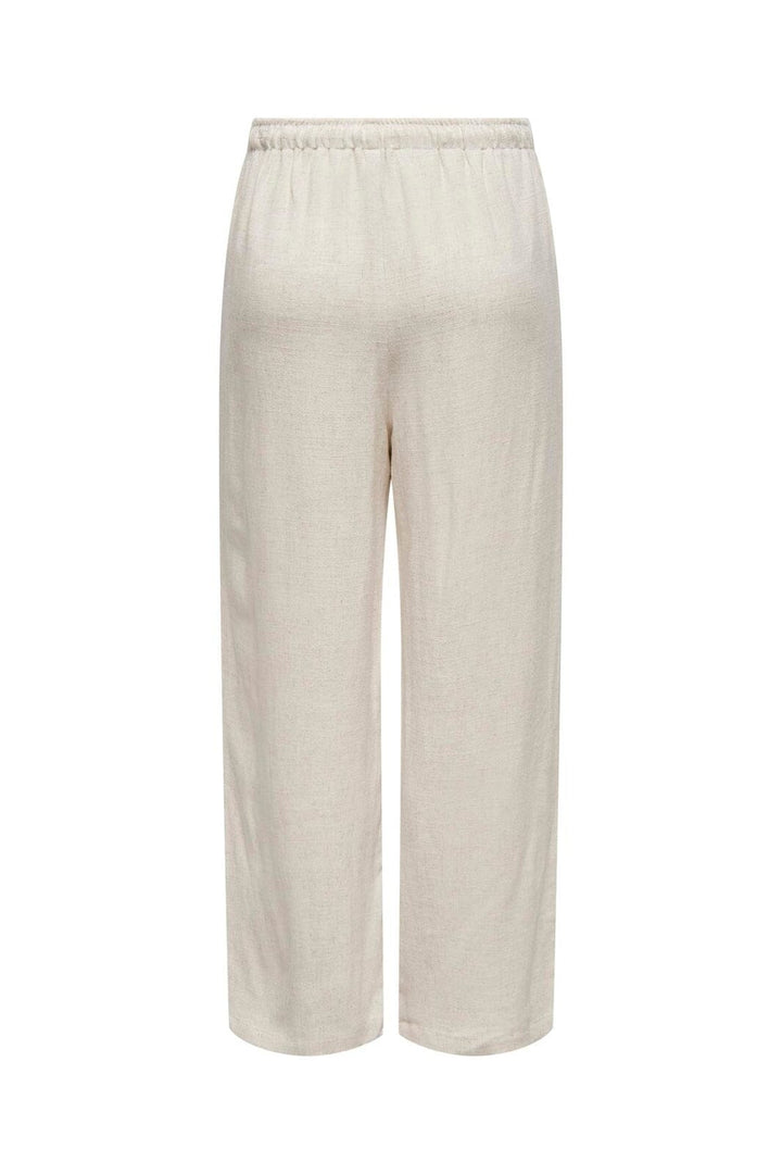Only - Onlsiesta Pull-Up Linen Bl - 4486634 Moonbeam