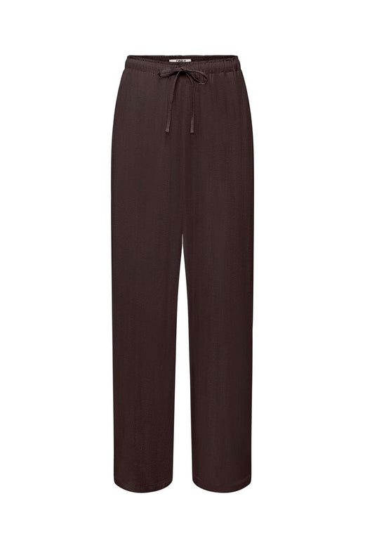 Only - Onlsiesta Pull-Up Linen Bl - 5085636 Black Coffee