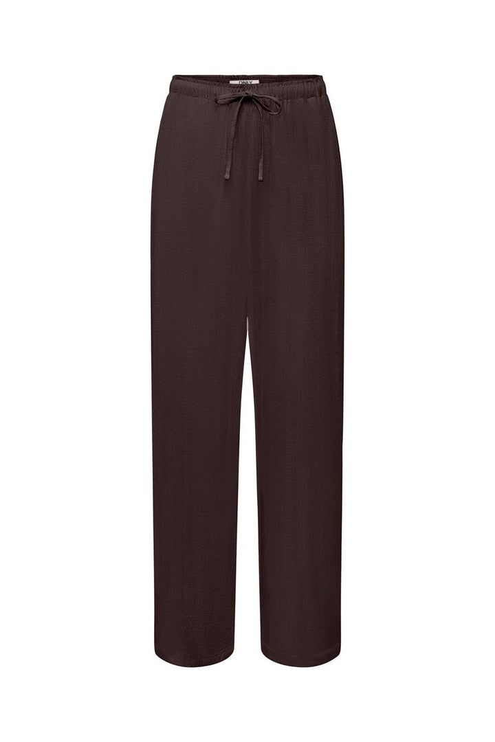 Only - Onlsiesta Pull-Up Linen Bl - 5085636 Black Coffee