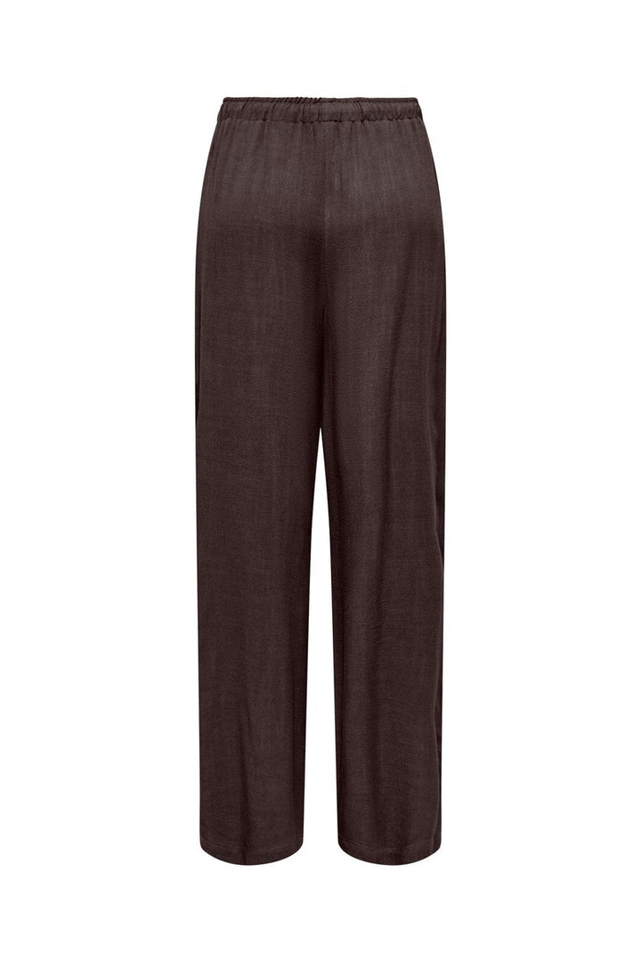 Only - Onlsiesta Pull-Up Linen Bl - 5085636 Black Coffee
