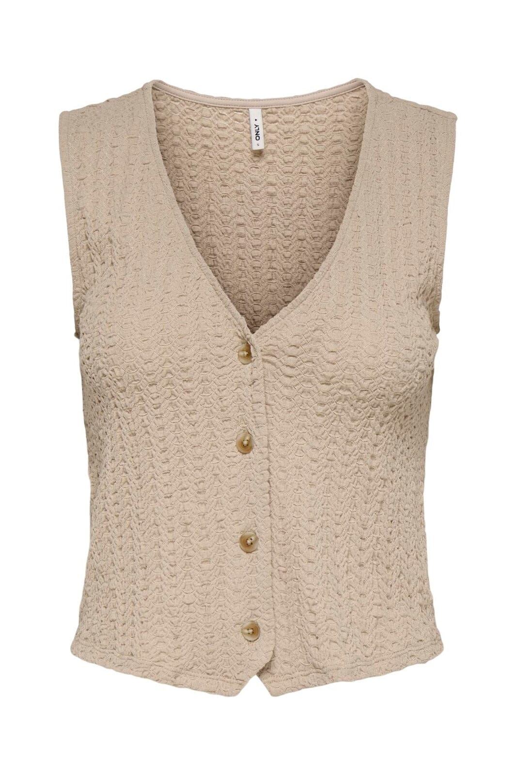 Only - Onlsif V-Neck Vest - 5029890 Humus