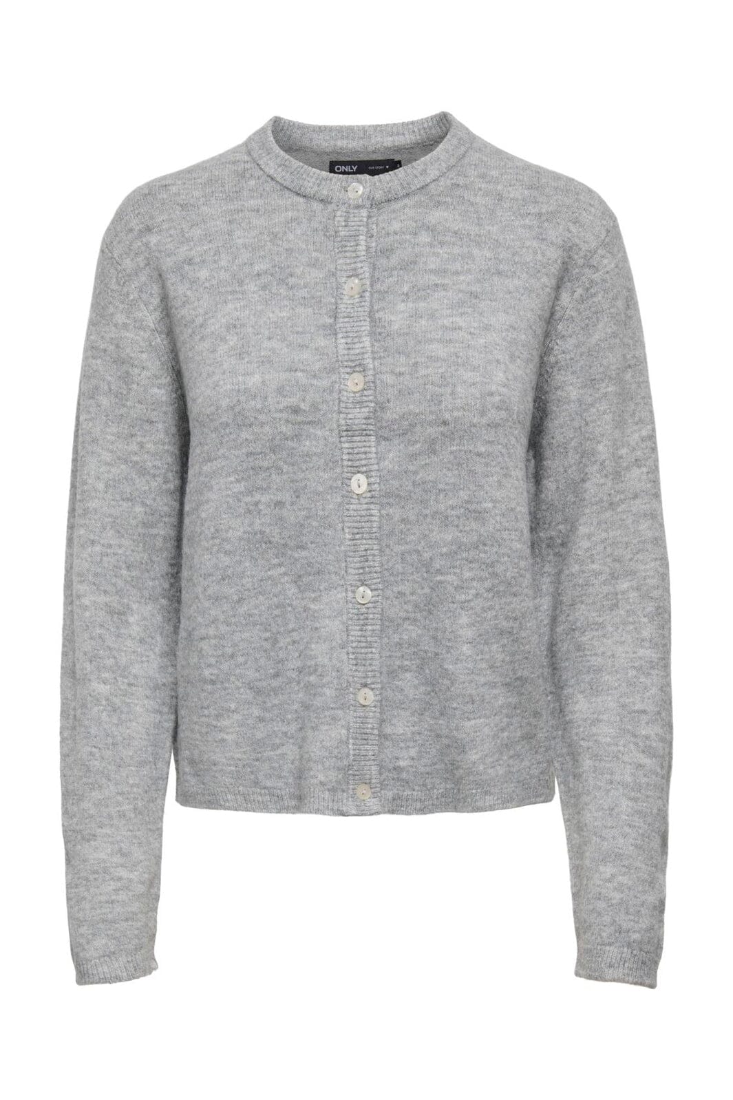 Only - Onlsimoni L/S O-Neck Cardigan Knt - 4961582 Medium Grey Melange