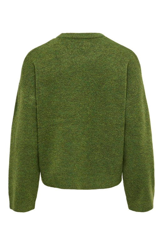 Only - Onlsimoni L/S O-Neck Pullover Knt - 5112889 Forest Night Melange