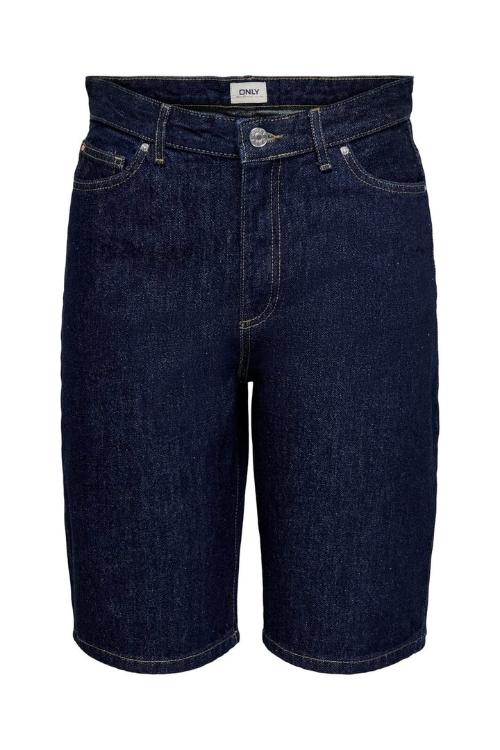 Only - Onlsonny Wide Shorts - 4940849 Dark Blue Denim Rinse