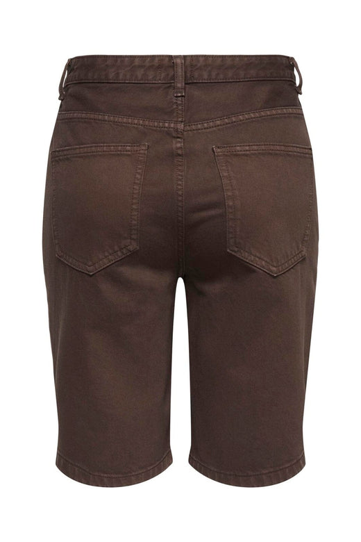 Only - Onlsonny Wide Shorts - 4968645 Dark Brown Denim