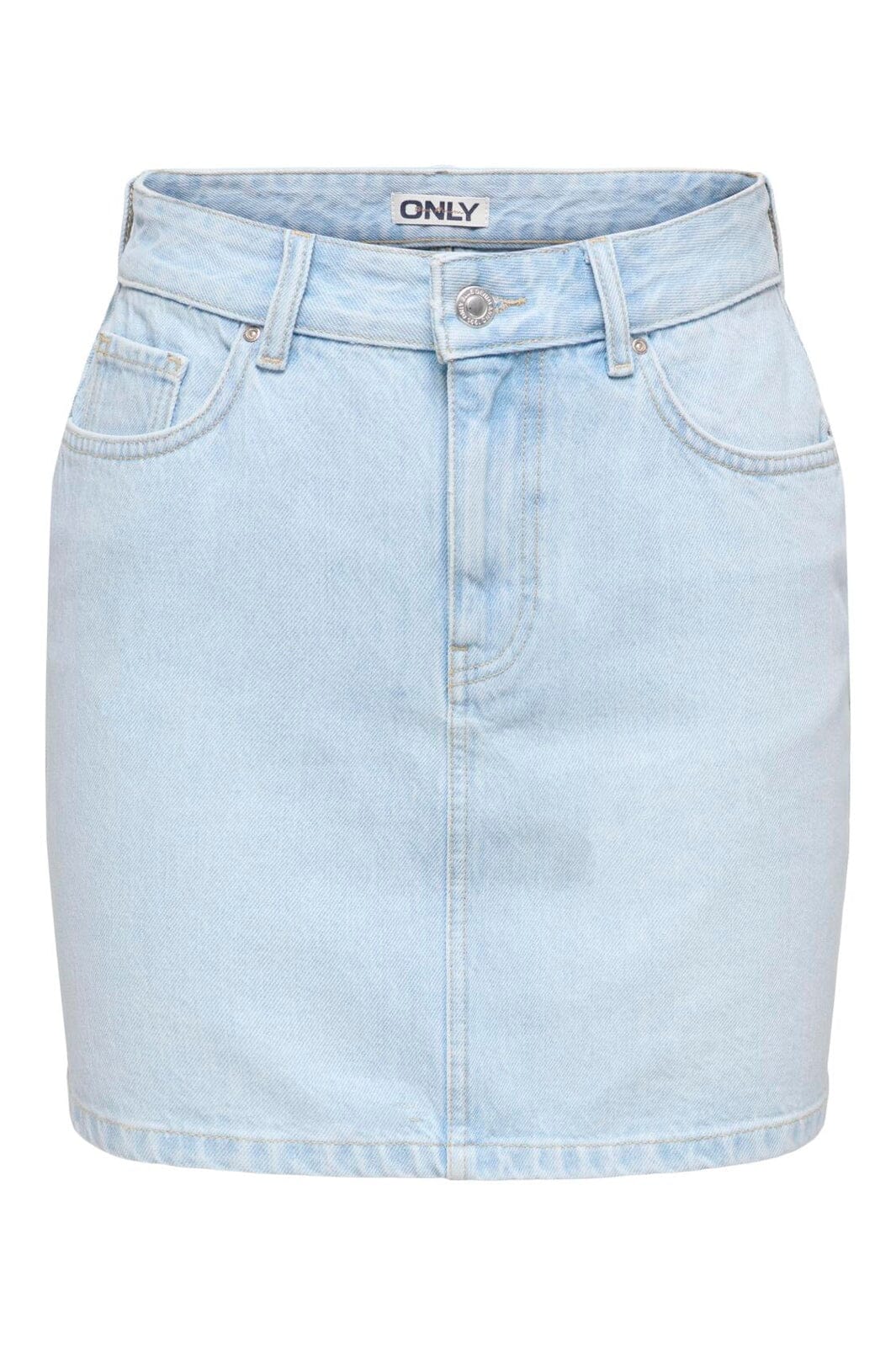 Only - Onlstella Short Skirt Azg - 4968756 Light Blue Bleached Denim