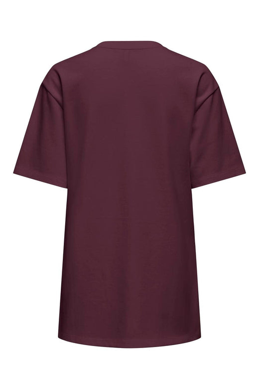 Only - Onlsuperior S/S O-Neck Long Top - 5136655 Fig Black Keep Real
