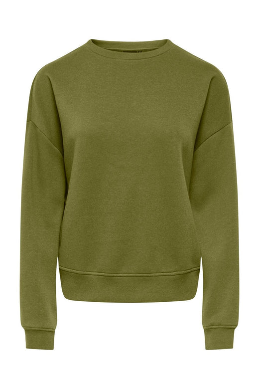 Only - Onlsweat Life L/S Crew Oversize Swt - 5209307 Peat Moss