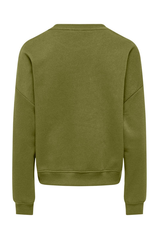 Only - Onlsweat Life L/S Crew Oversize Swt - 5209307 Peat Moss