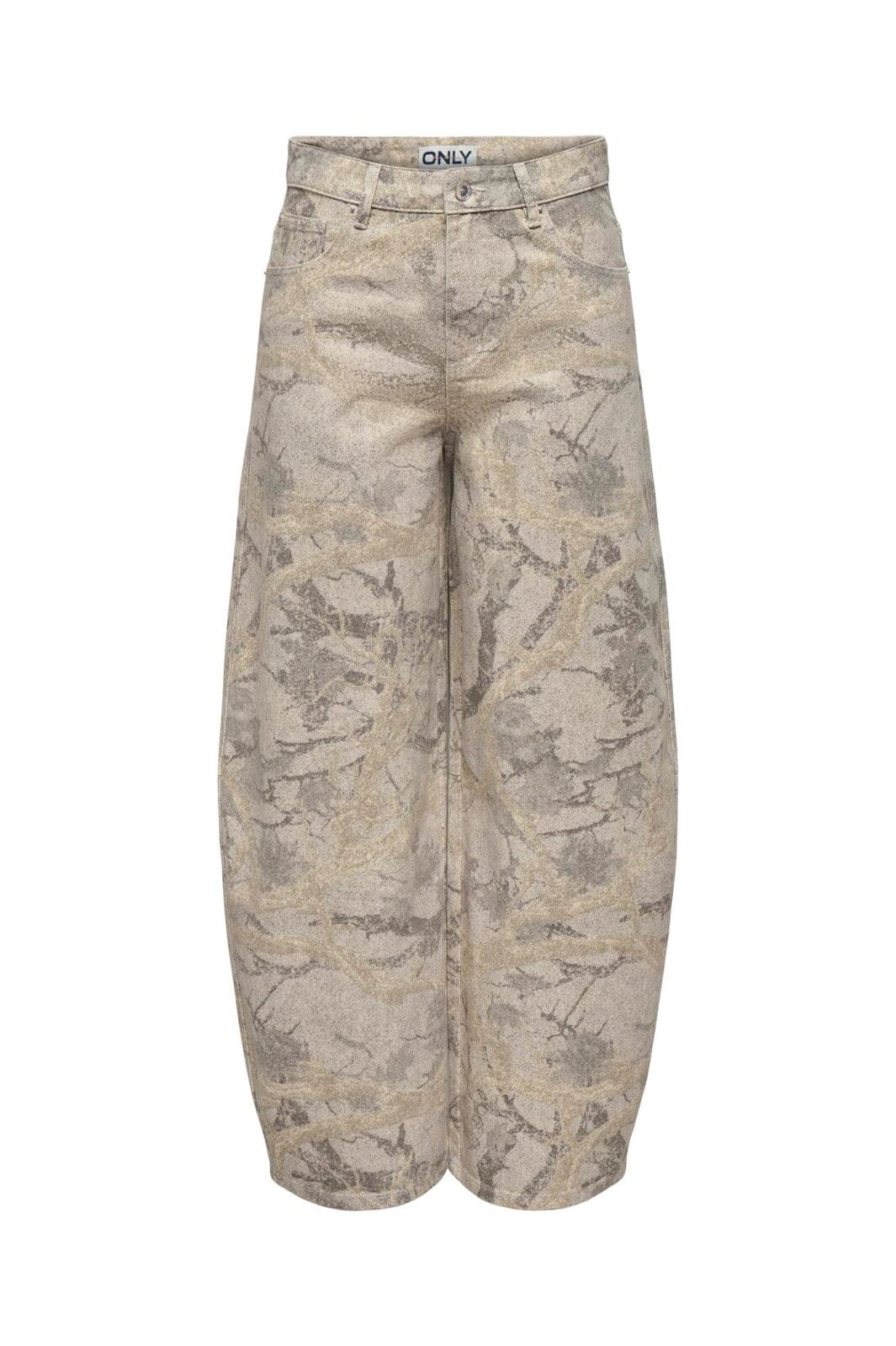 Only - Onltaylor-Banu Barrel Pant - 5162574 Oatmeal Camo