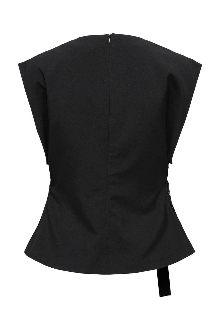 Only - Onlterra S/L Belt Top Sud - 4946344 Black