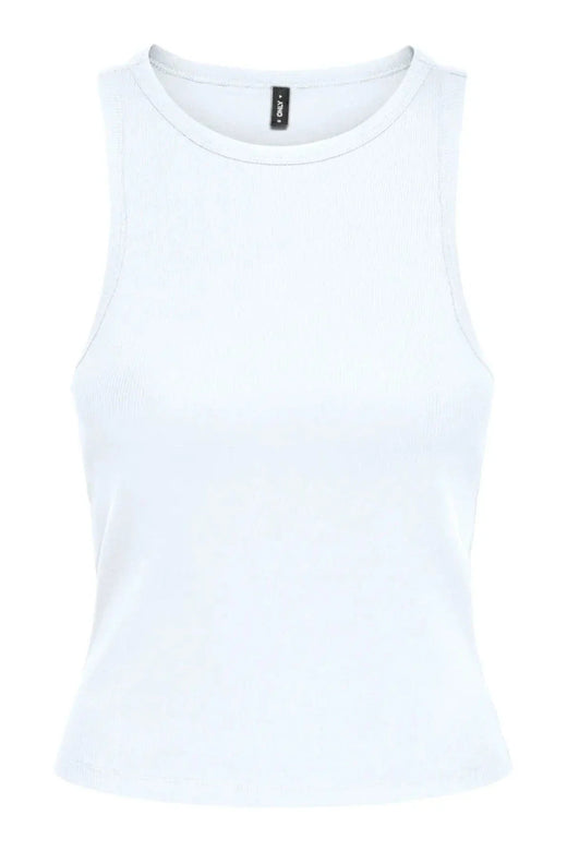 Only - Onlval S/L Bra Top - 5107201 Bright White Toppe 