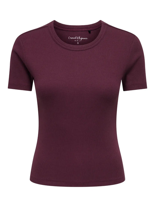Only - Onlval S/S O-Neck Top - 5051287 Fig T-shirts 