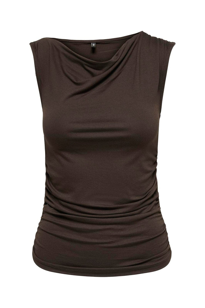 Only - Onlvanja Ss Off Shoulder Top - 5103406 Coffee Bean
