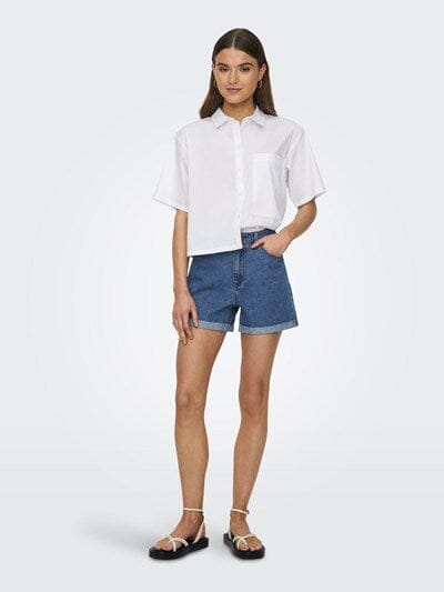 Only - Onlvega Shorts - 3621931 Medium Blue Denim Shorts 
