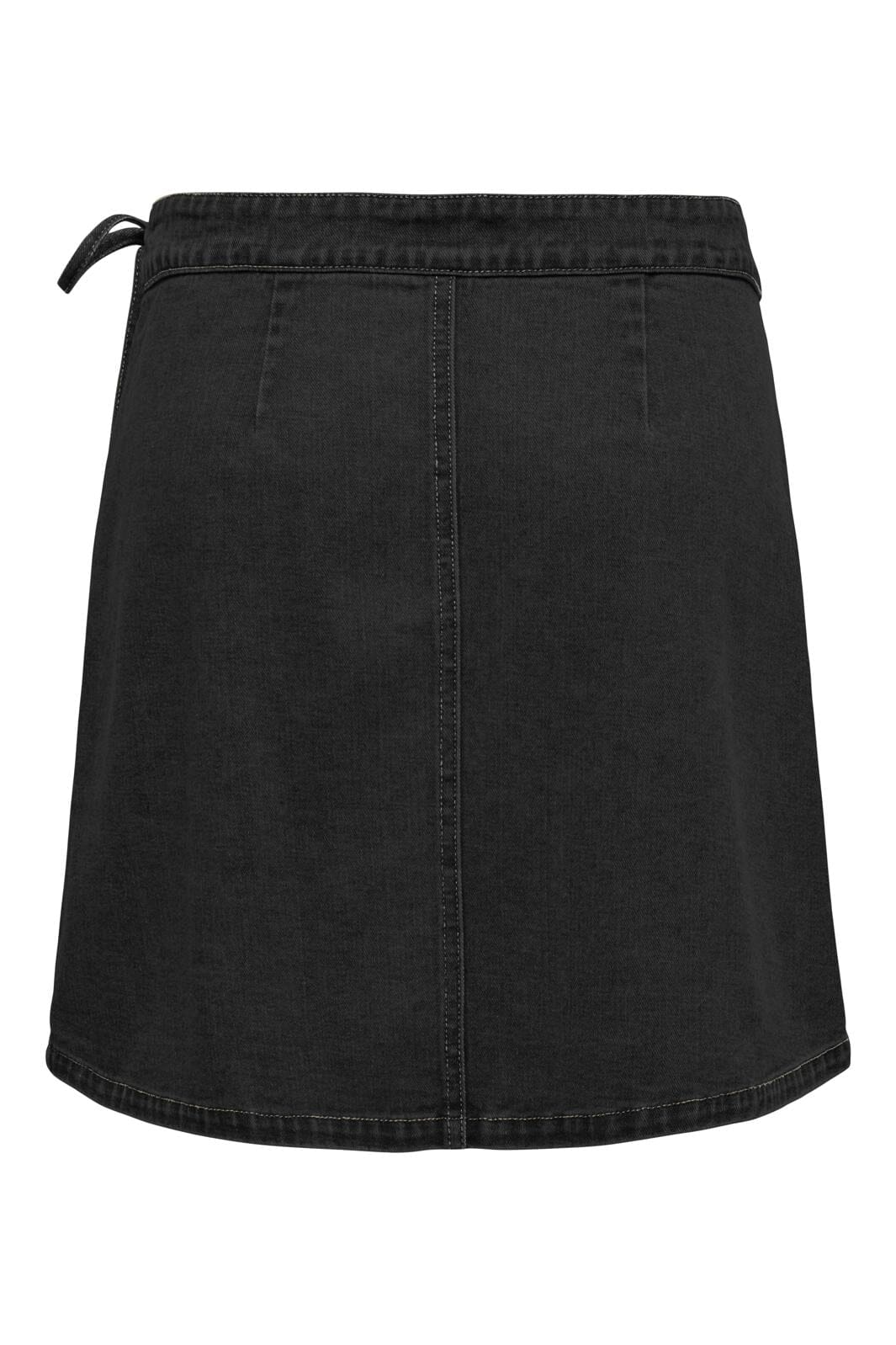 Only - Onlvilla Wrap Tie Skirt Gua - 4550179 Washed Black
